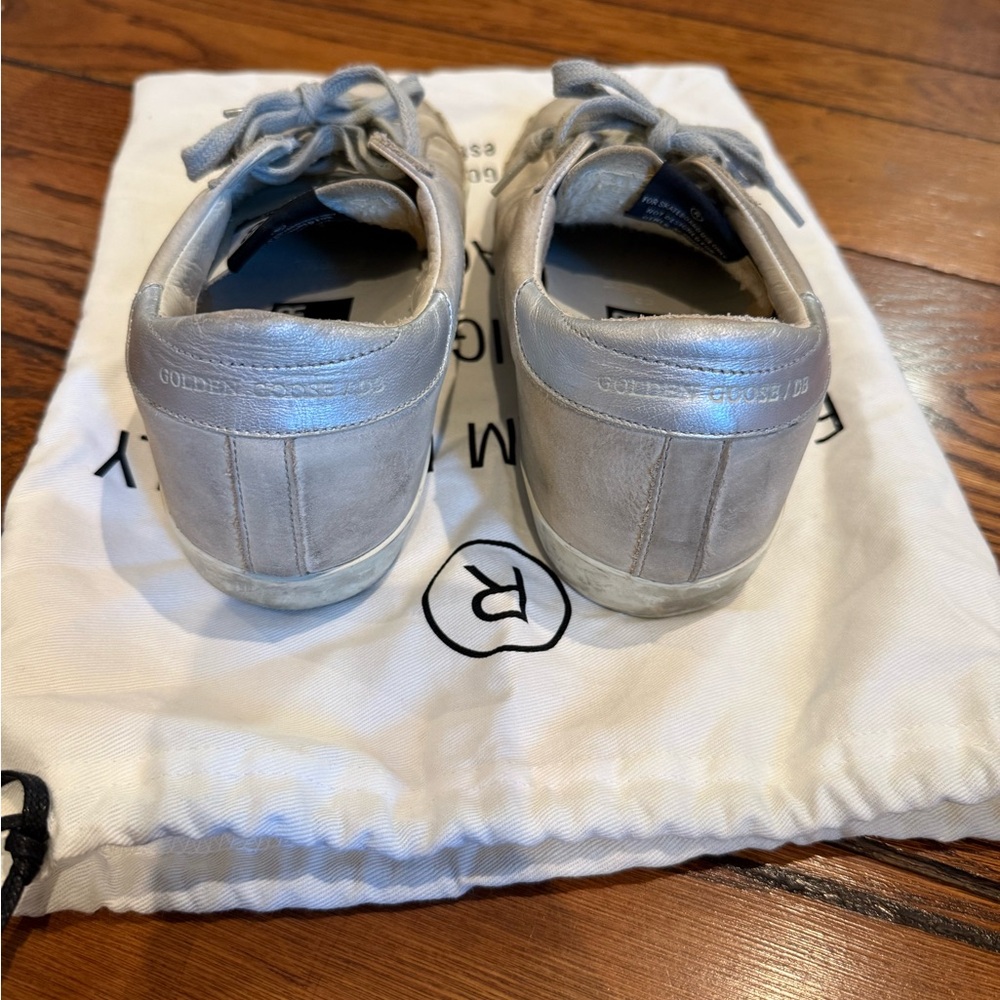 Golden Goose Women's Glitter Star Sneakers - Picture 4 of 8